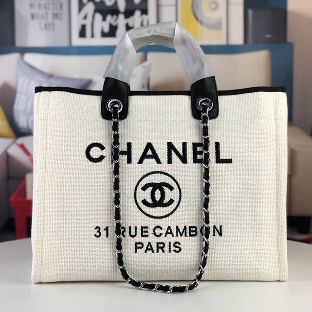 Ch*el deauville large tote