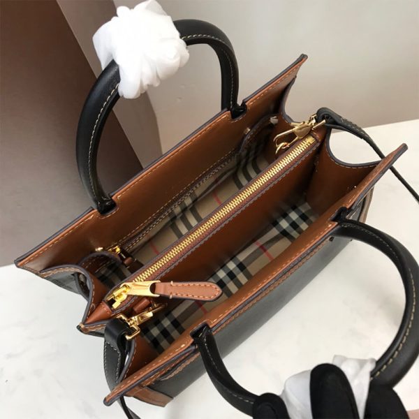 Mini Vintage Check Two Handle Title Bag